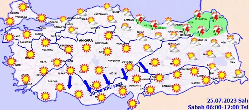 Meteoroloji Den Yeni S Cak Hava Uyar S Bug N Hava Nas L Olacak