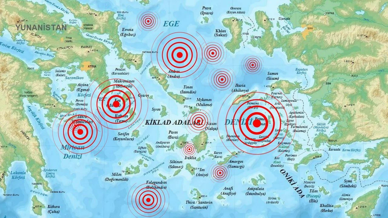 Son Dakika Ege Denizinde Deprem F Rt Nas Art Arda Korkutan