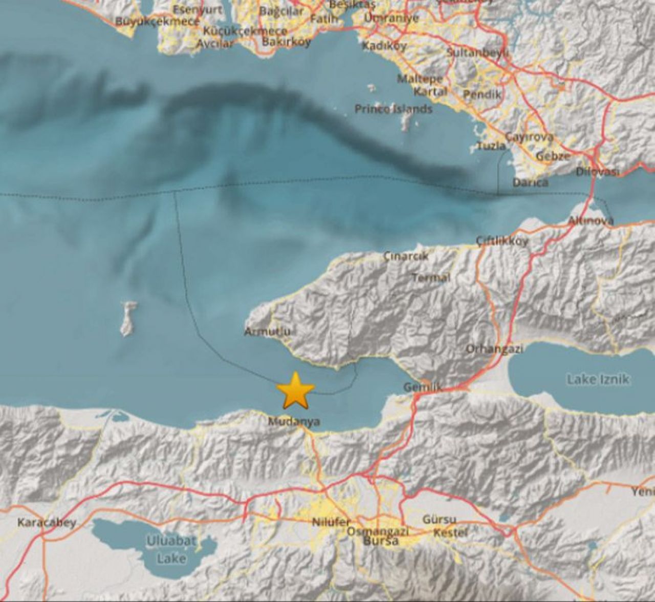 Son Dakika Marmara Da B Y Kl Nde Deprem Tgrt Haber