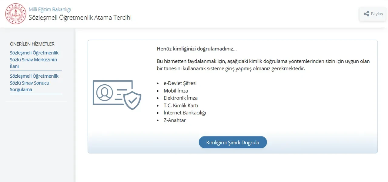 sozlesmeli ogretmen atamasi