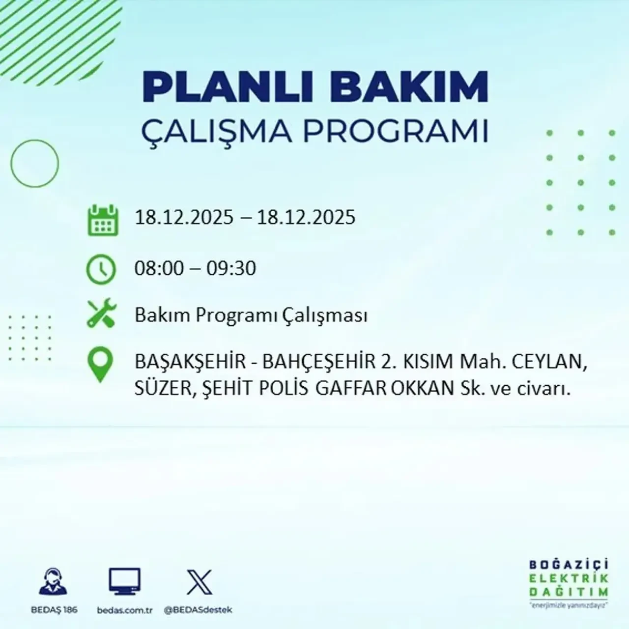 İstanbul’da karanlık gün! 22 ilçede planlı elektrik kesintisi milyonları etkileyecek