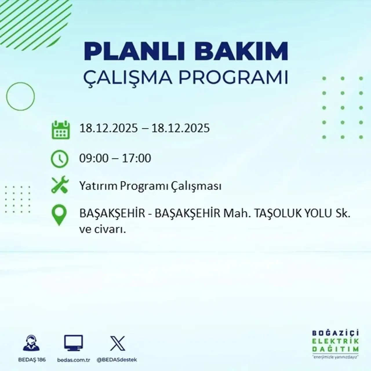 İstanbul’da karanlık gün! 22 ilçede planlı elektrik kesintisi milyonları etkileyecek