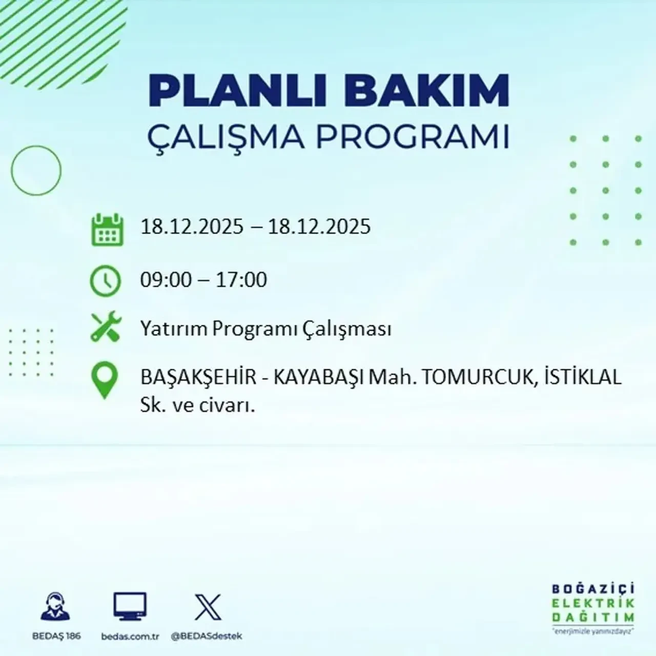 İstanbul’da karanlık gün! 22 ilçede planlı elektrik kesintisi milyonları etkileyecek