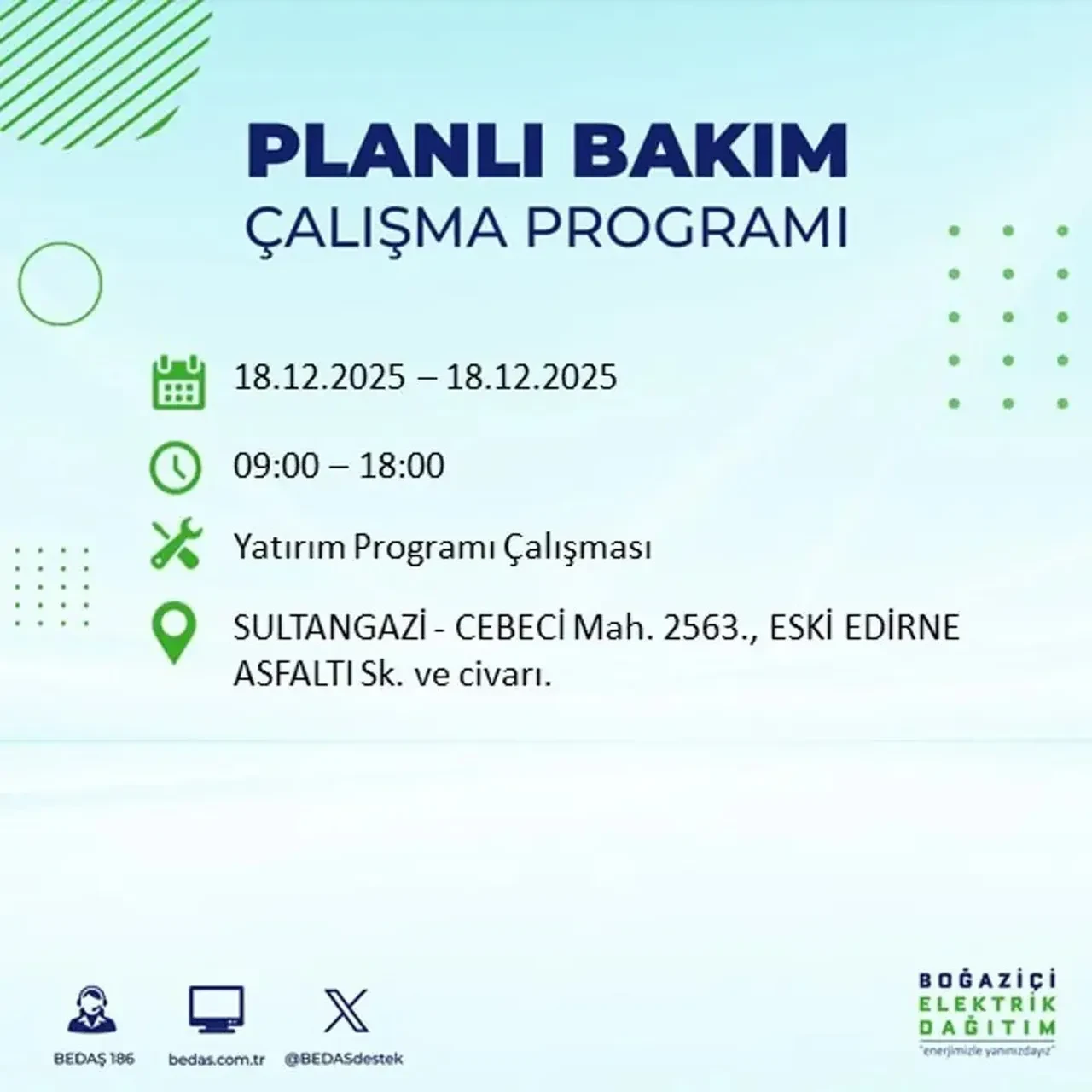 İstanbul’da karanlık gün! 22 ilçede planlı elektrik kesintisi milyonları etkileyecek