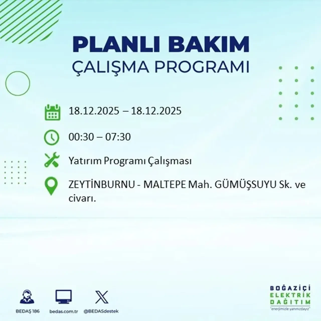 İstanbul’da karanlık gün! 22 ilçede planlı elektrik kesintisi milyonları etkileyecek