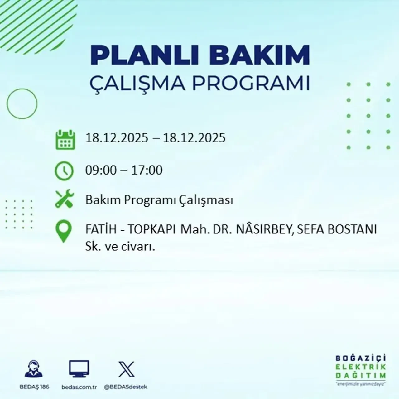 İstanbul’da karanlık gün! 22 ilçede planlı elektrik kesintisi milyonları etkileyecek