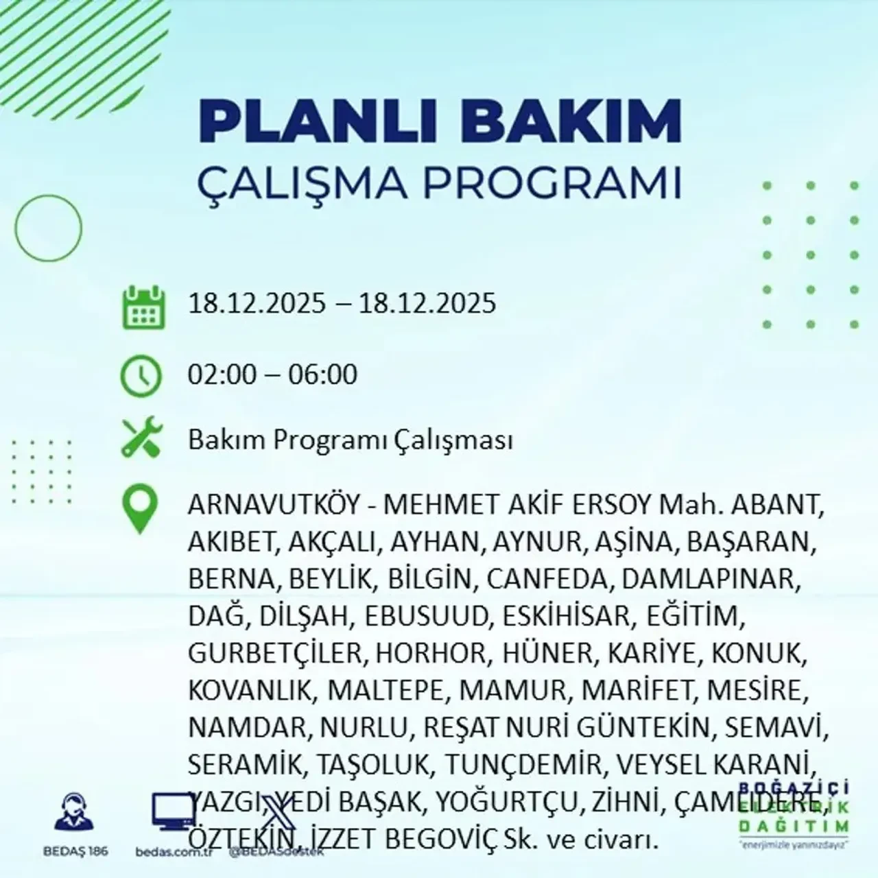 İstanbul’da karanlık gün! 22 ilçede planlı elektrik kesintisi milyonları etkileyecek