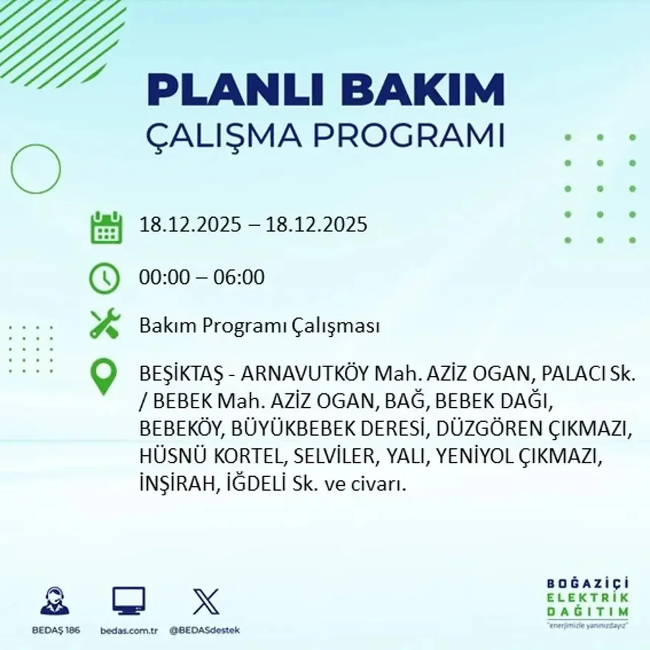 İstanbul’da karanlık gün! 22 ilçede planlı elektrik kesintisi milyonları etkileyecek