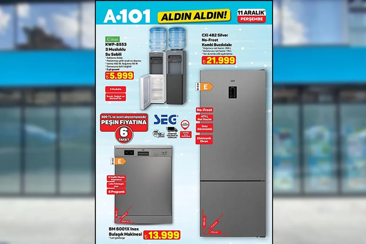 11 Aralık A101 aktüel ürünler kataloğu 