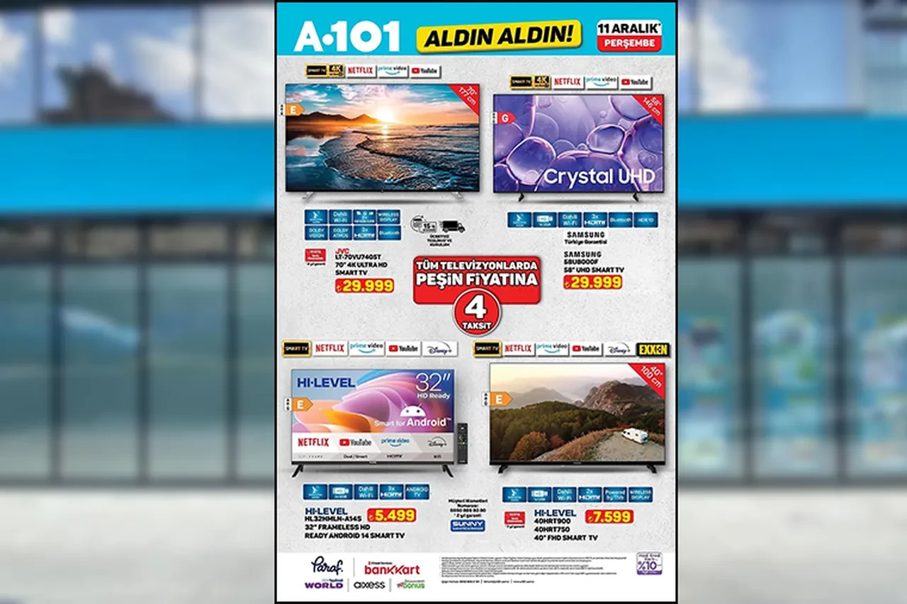 11 Aralık A101 aktüel ürünler kataloğu 