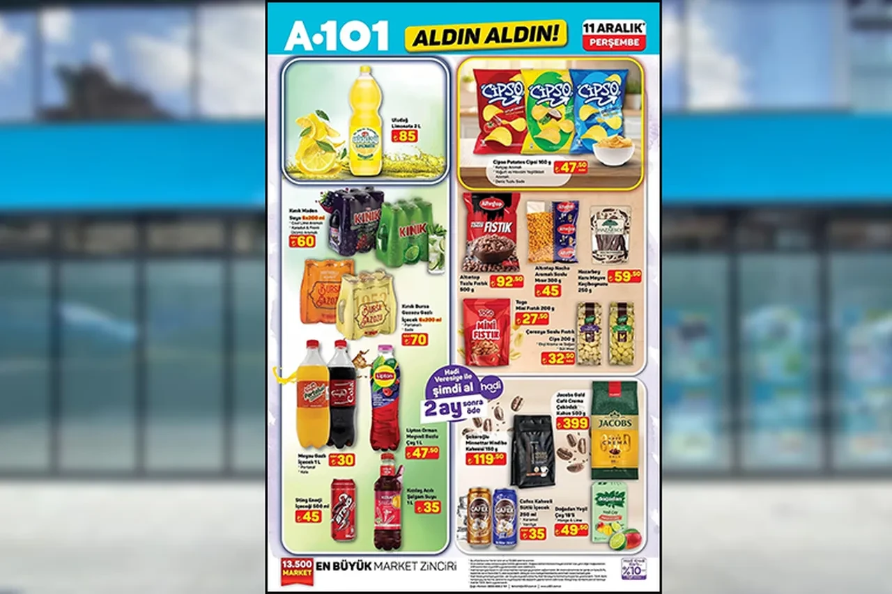 11 Aralık A101 aktüel ürünler kataloğu 