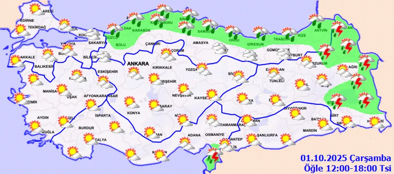 3 bölgeye dikkat! Meteoroloji uyardı: Sağanak yağış kapıda
