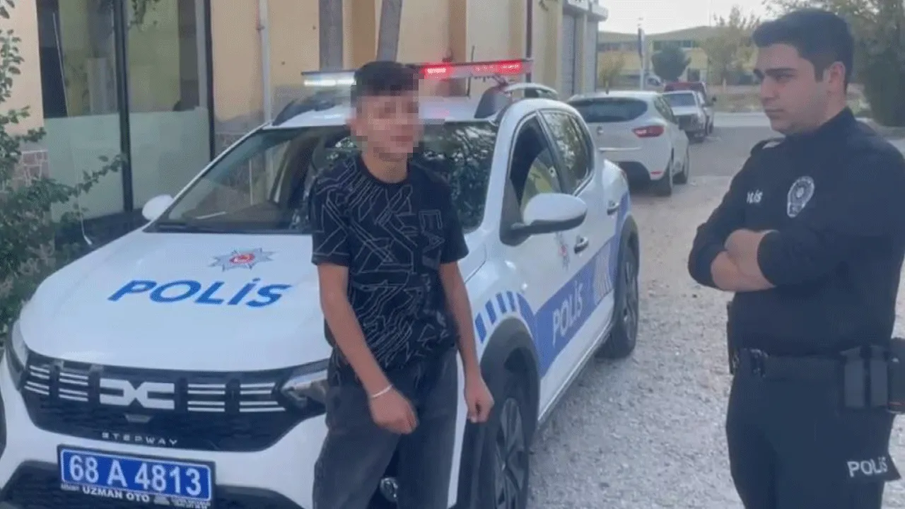 Çocuk işçi patronunun aracını çalıp kız arkadaşını gezmeye götürdü!