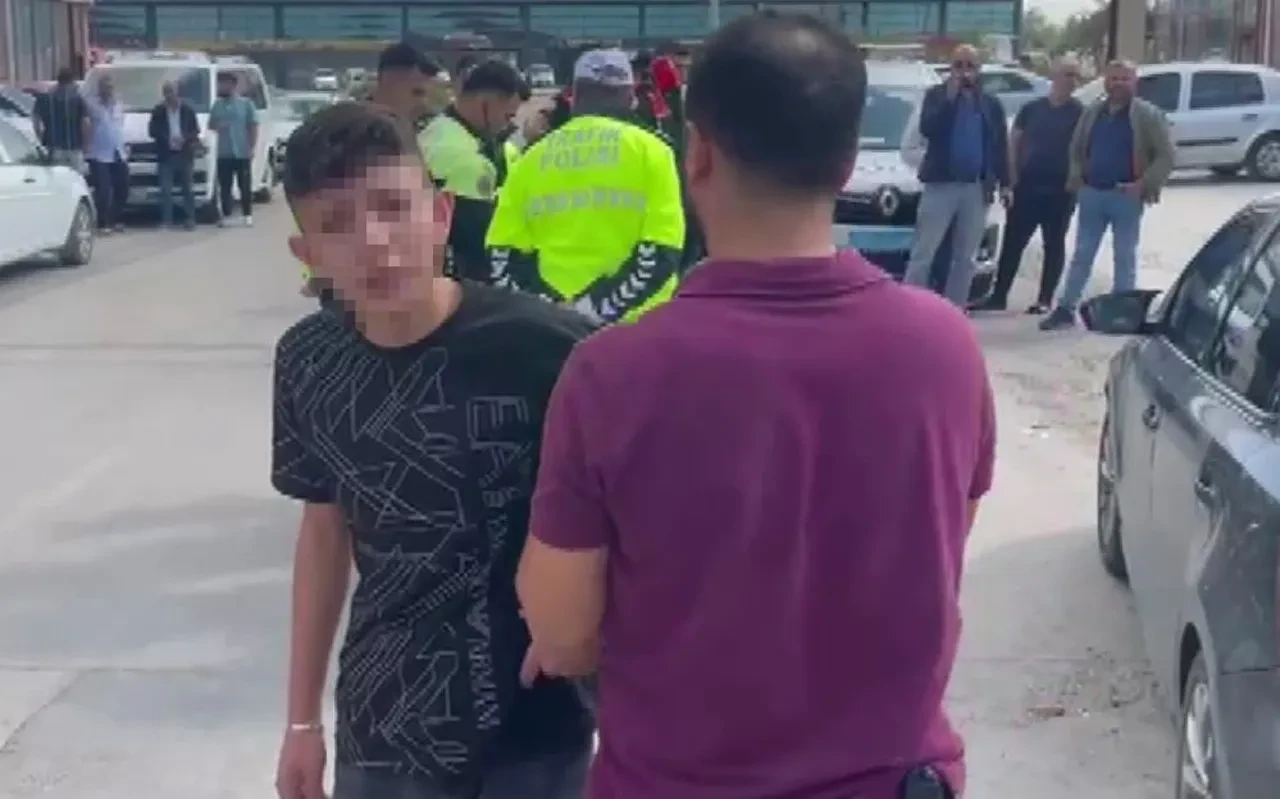 Çocuk işçi patronunun aracını çalıp kız arkadaşını gezmeye götürdü!