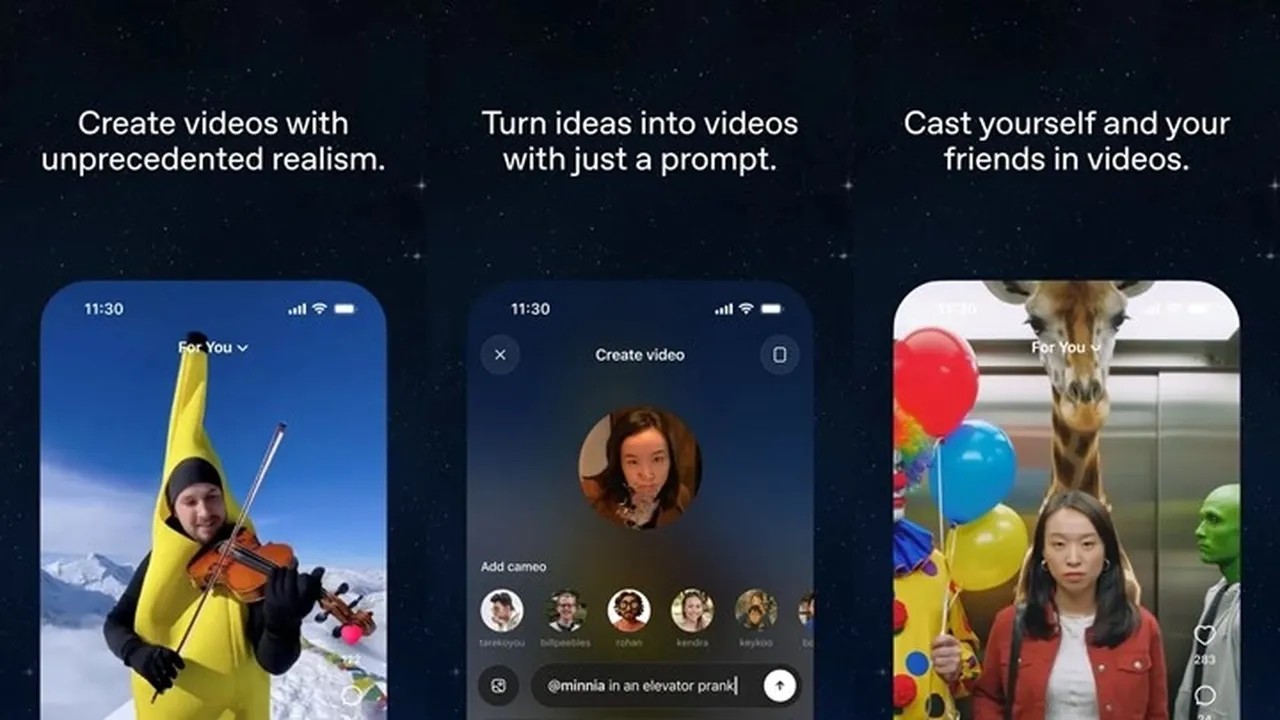 OpenAI yapay zekanın TikTok'unu devreye aldı: Sora uygulaması yayında