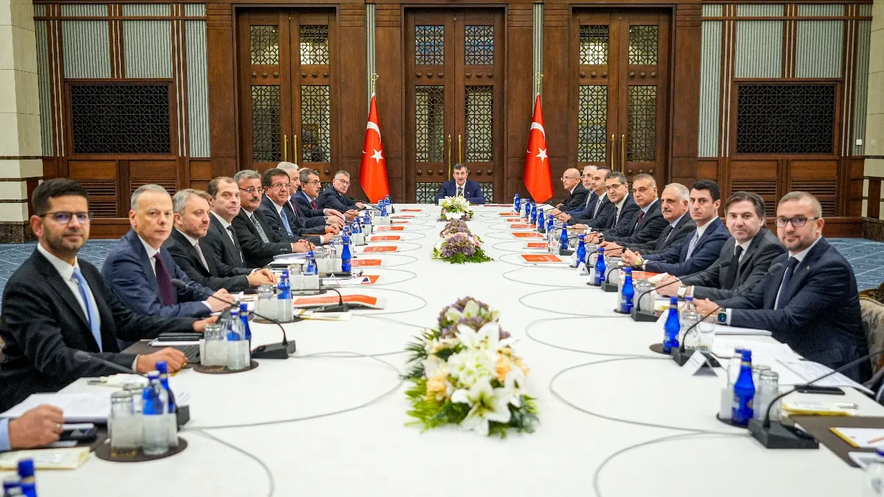 Ekonomi Koordinasyon Kurulu, Cumhurbaşkanı Yardımcısı Yılmaz başkanlığında toplandı