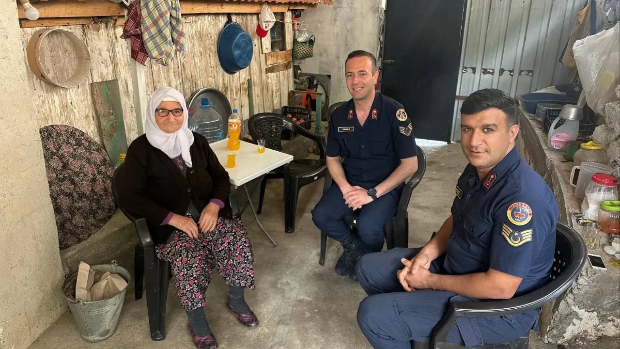 Jandarmadan gazi ve şehit ailelerine vefa