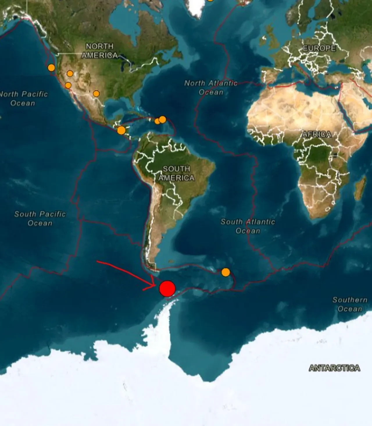 Drake Boğazı'nda 7,6 büyüklüğünde deprem! Tsunami uyarısı yapıldı