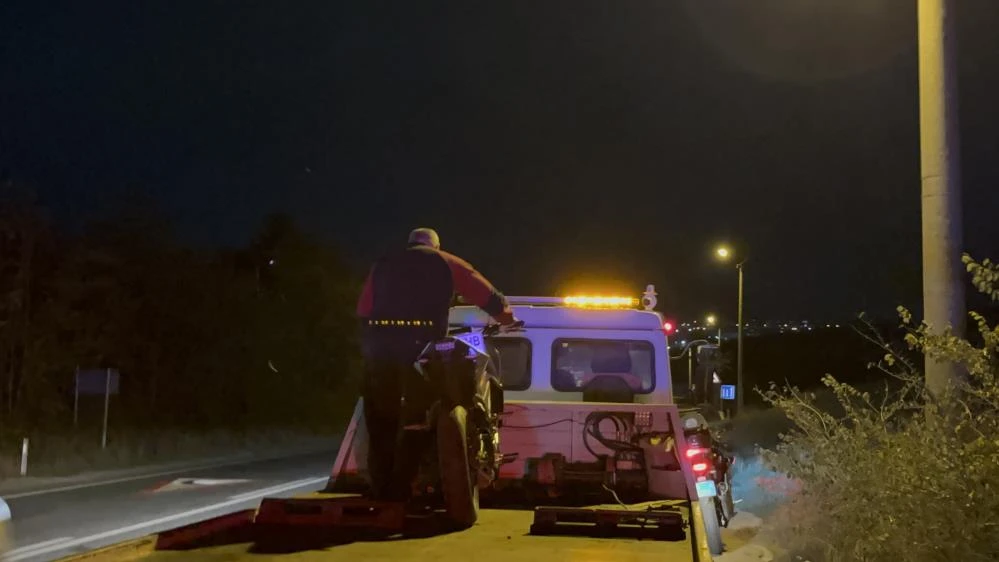 Çorlu’da polisten kaçan motosikletli: “Bin pişmanım”