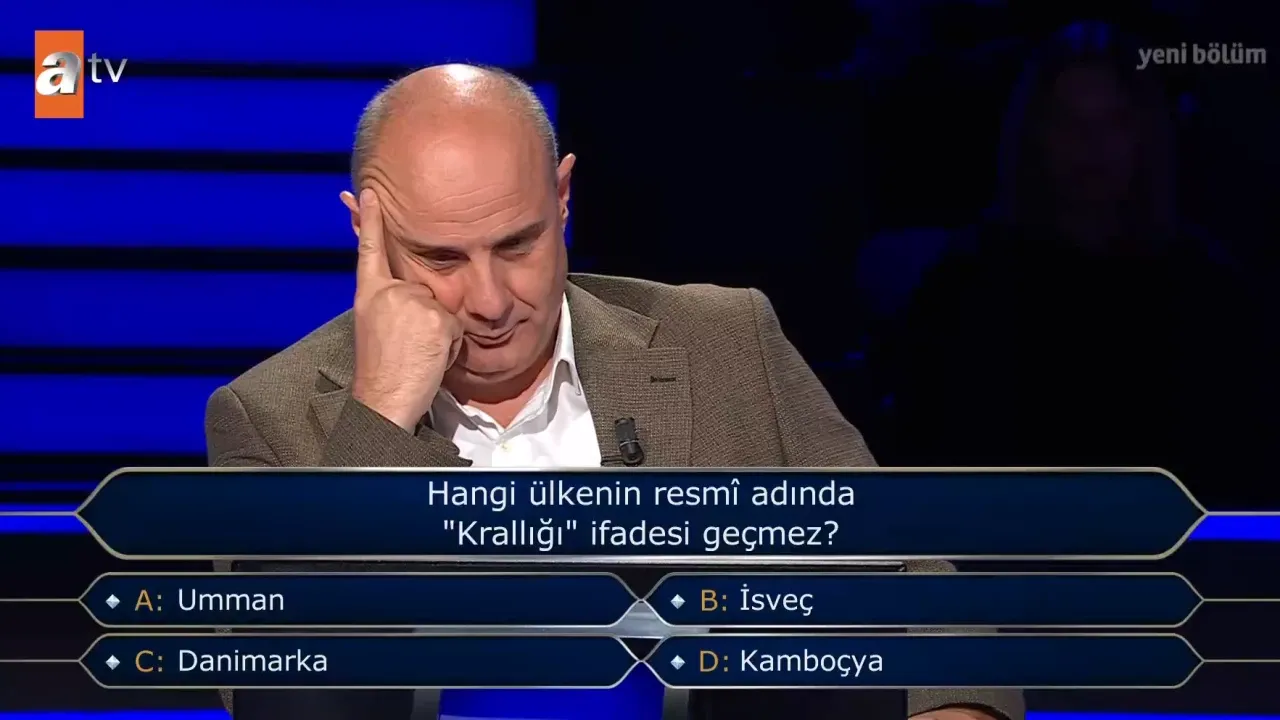 Kim Milyoner Olmak İster’de 200 bin TL’lik krallık sorusu!