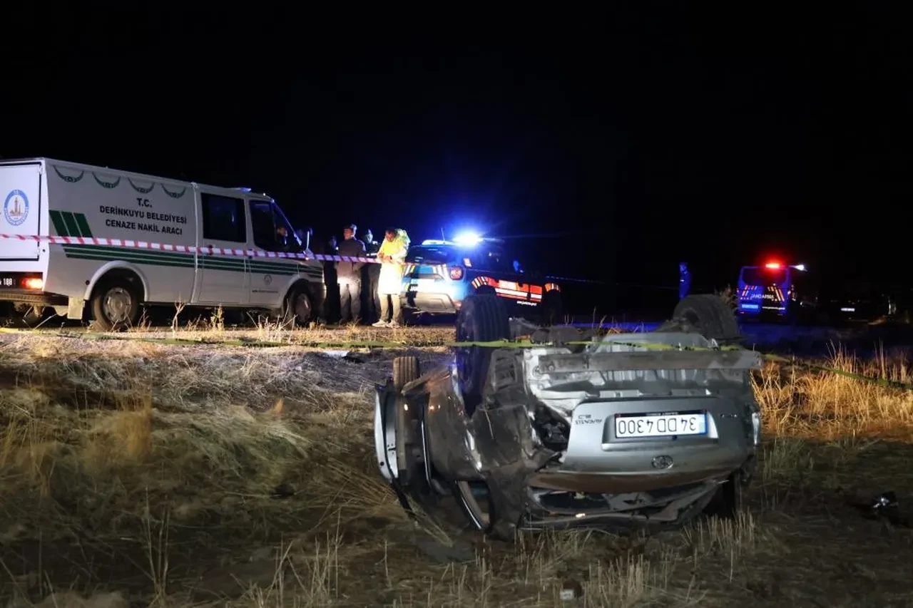 Nevşehir’de otomobil tarlaya uçtu: Ölü ve yaralı var!