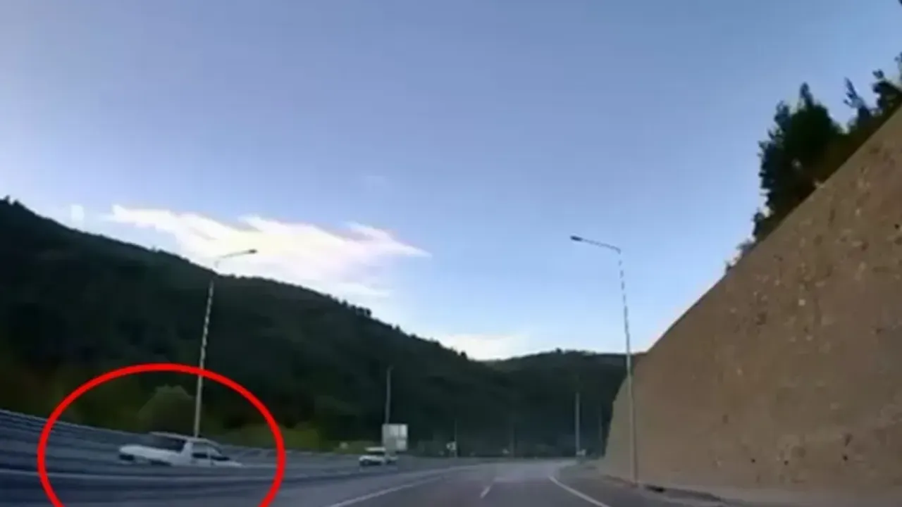 Tersine facia! Sürücü ölümden döndü 