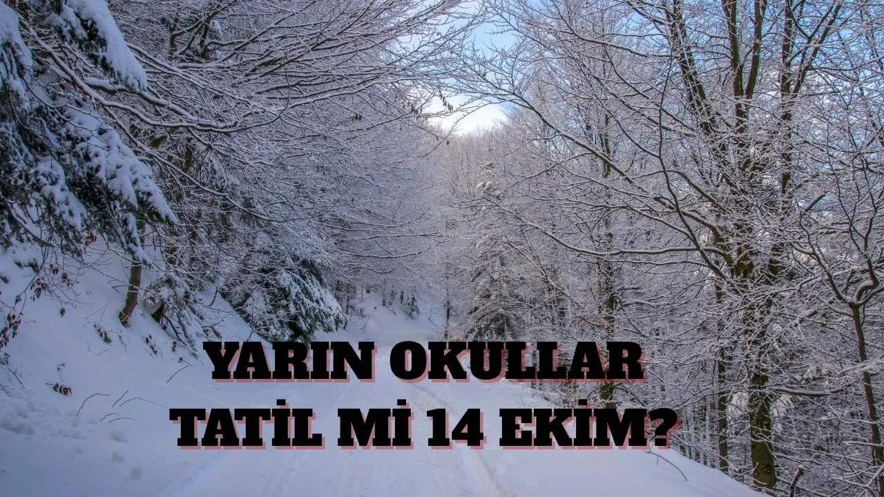 14 Ekim Salı okullar tatil mi? Ardahan, Kars, Muş, Tunceli, Ağrı'da kar yağışı sonrası gözler kar tatili açıklamasında