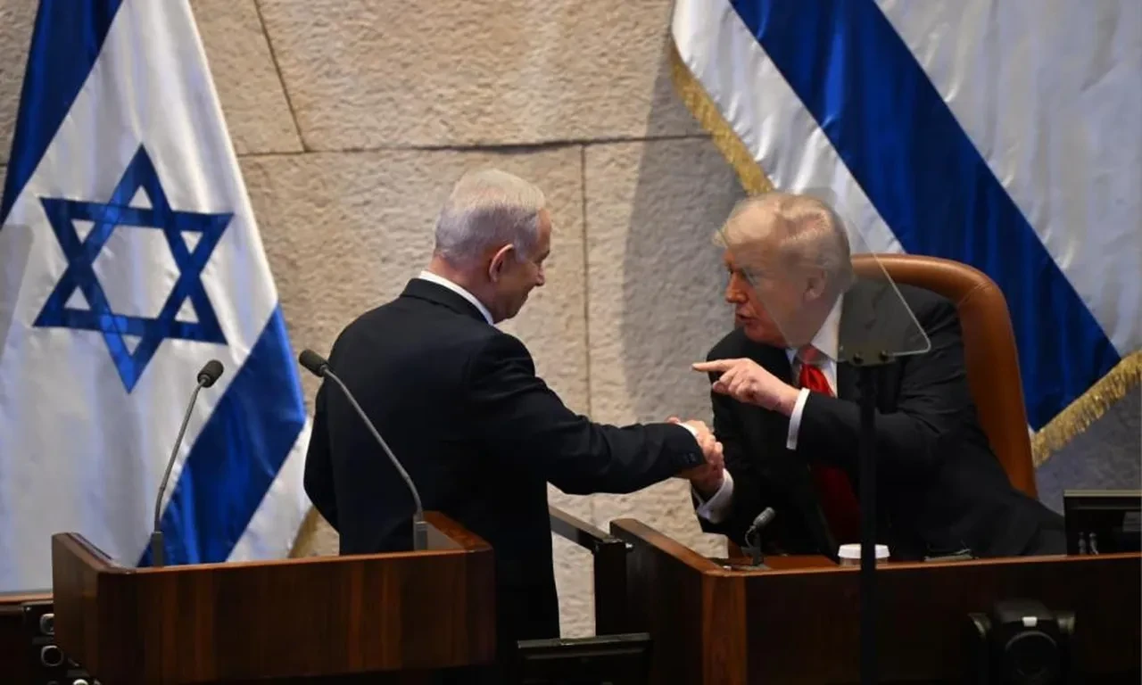 ABD lideri Trump'ı İsrail Meclisi'nde ağırlayan Netanyahu'dan ilk sözler