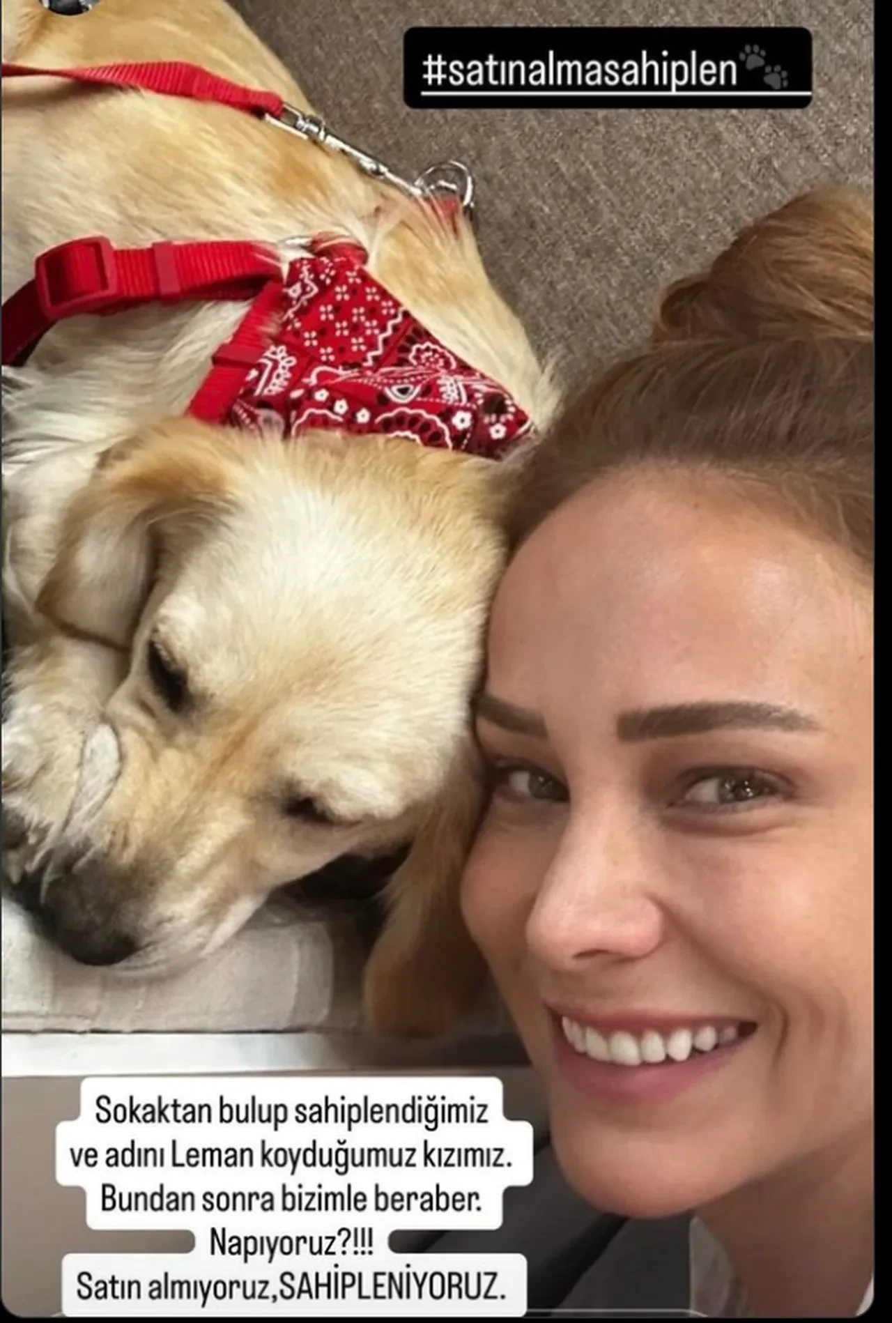 Dizi sahnesi gerçek oldu! Ben Leman'ın başrol oyuncusu Burçin Terzioğlu sosyal medyadan duyurdu