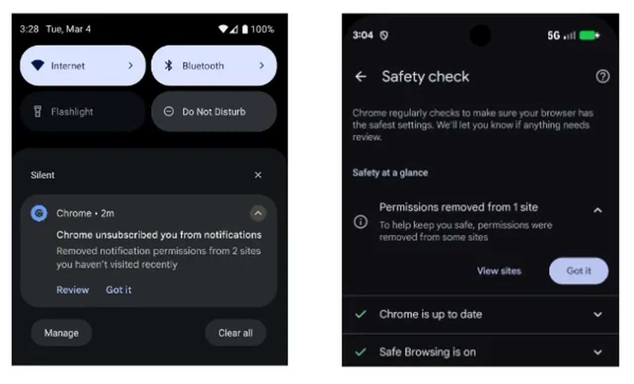 Google Chrome’dan can sıkıcı bildirimlere otomatik fren