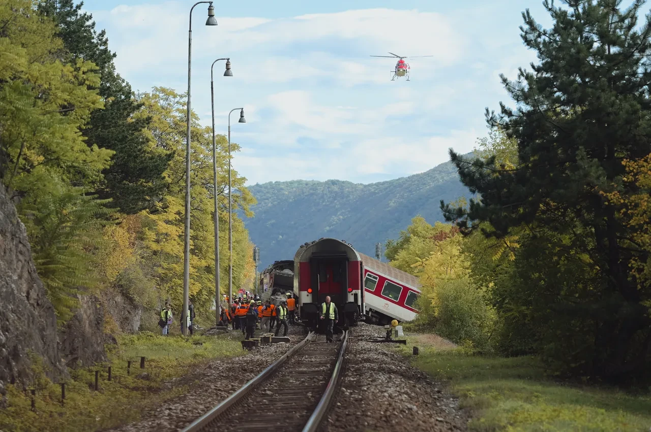 İki hızlı tren ray kesişiminde çarpıştı! Slovakya'da korkutan kaza