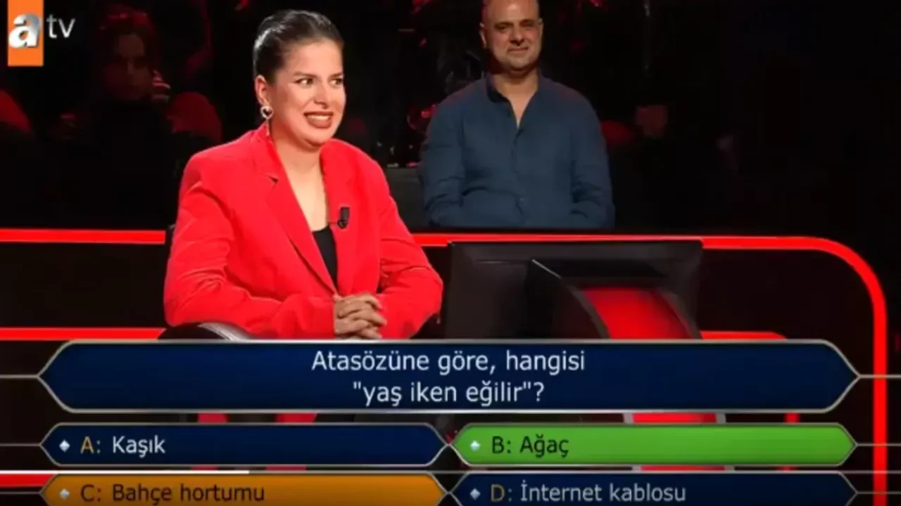 Milyoner'deki 'bahçe hortumu' cevabı sosyal medyada gündem oldu!