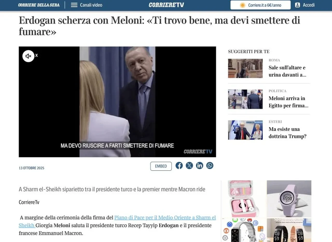 Cumhurbaşkanı Erdoğan'ın İtalya Başbakanı Meloni'ye uyarısı dünya basınında