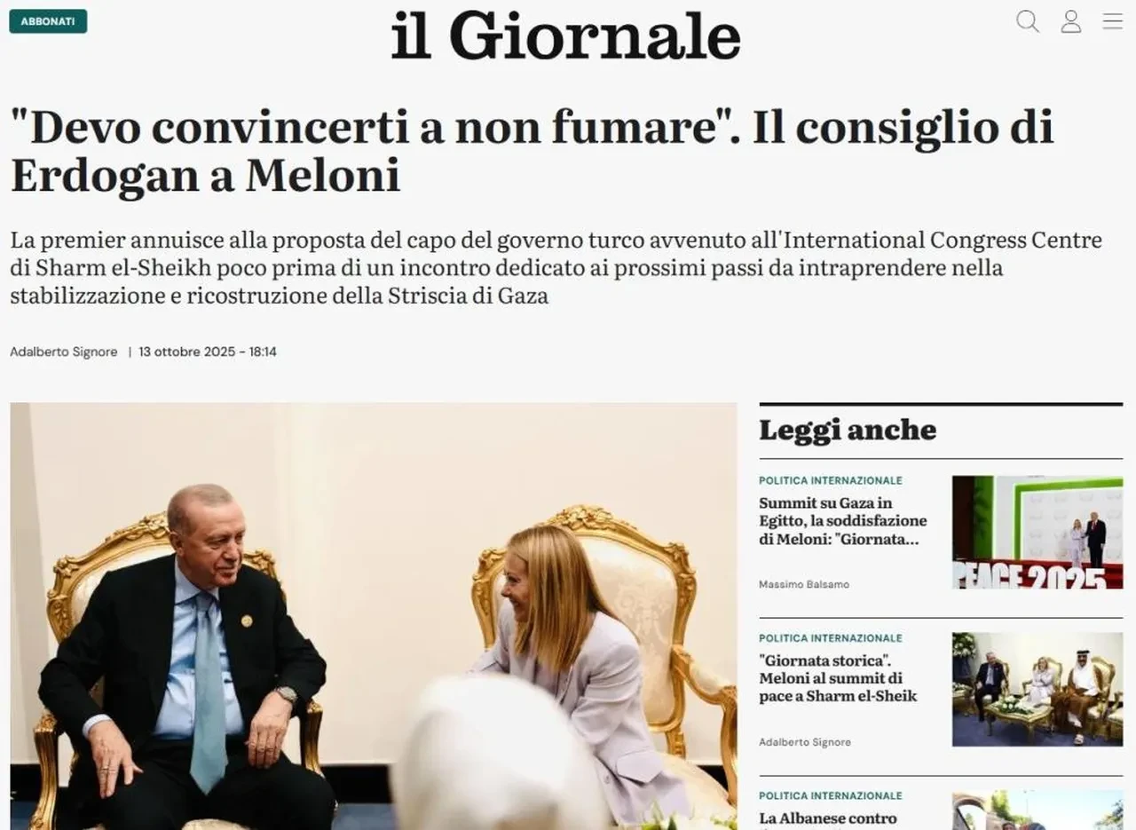 Cumhurbaşkanı Erdoğan'ın İtalya Başbakanı Meloni'ye uyarısı dünya basınında