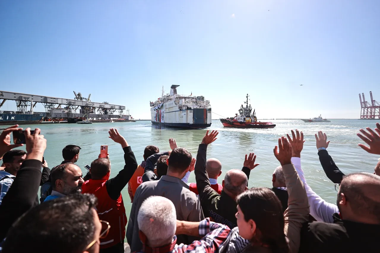 İyilik Gemisi Gazze yolunda! Bakan Yerlikaya uğurladı: 'Filistin yeniden dirilecek'