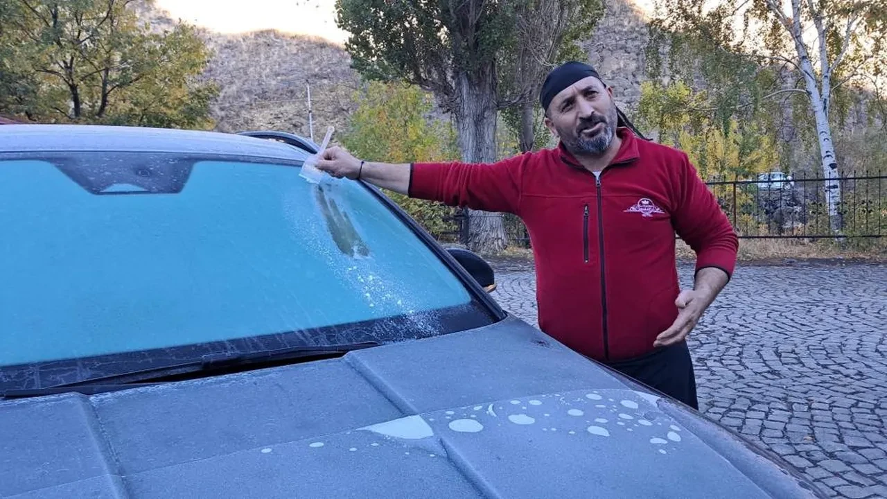 Kış Kars'a erken geldi! Termometreler eksi 10'a dayandı