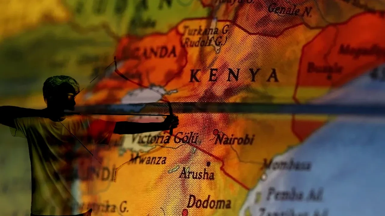 Nairobi'de Devlet Başkanlığında görevli polise oklu saldırı