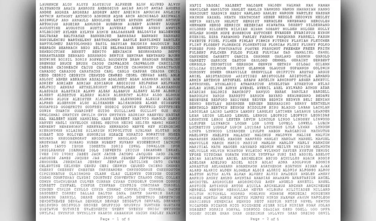 Guinness Dünya Rekorları'na girmek için ismine 2 bin 253 ad daha ekletti