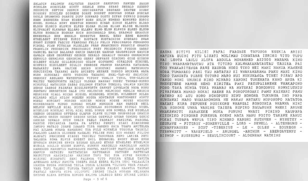 Guinness Dünya Rekorları'na girmek için ismine 2 bin 253 ad daha ekletti