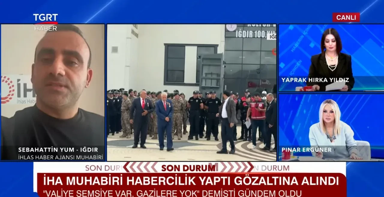 Habercilik yaptı, gözaltına alındı! İHA Muhabiri Sebahattin Yum, TGRT Haber'e yaşadıklarını anlattı: Kimseye kastımız yok