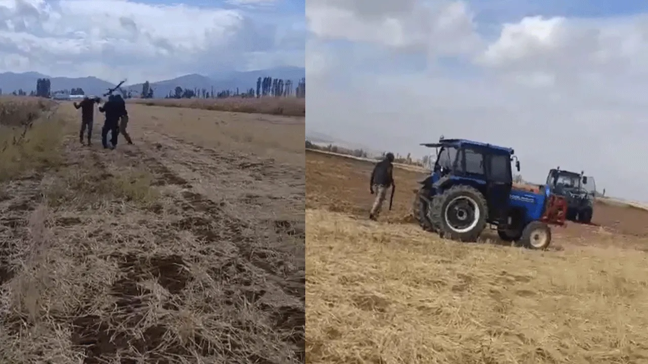 Hüngür hüngür ağlarken dehşet anlarını kaydetti! Kızının gözleri önünde babaya soplarla saldırdılar