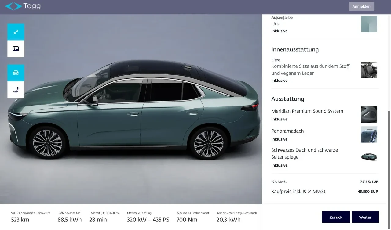 TOGG'un çift motorlu T10X ve T10F modelleri Almanya'da satışta: İşte fiyatları ve özellikleri