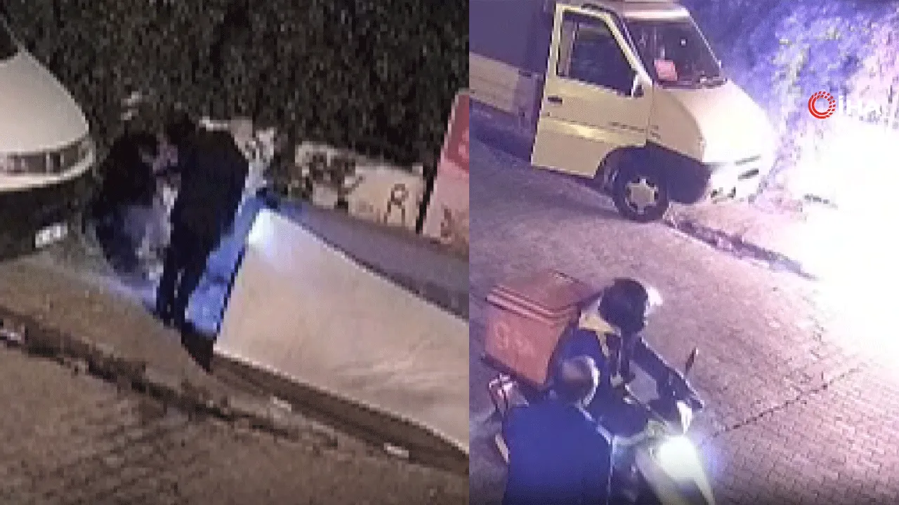 Esenyurt'ta sokağı ateşe verip kaçtı! Alevler arabaya sıçradı