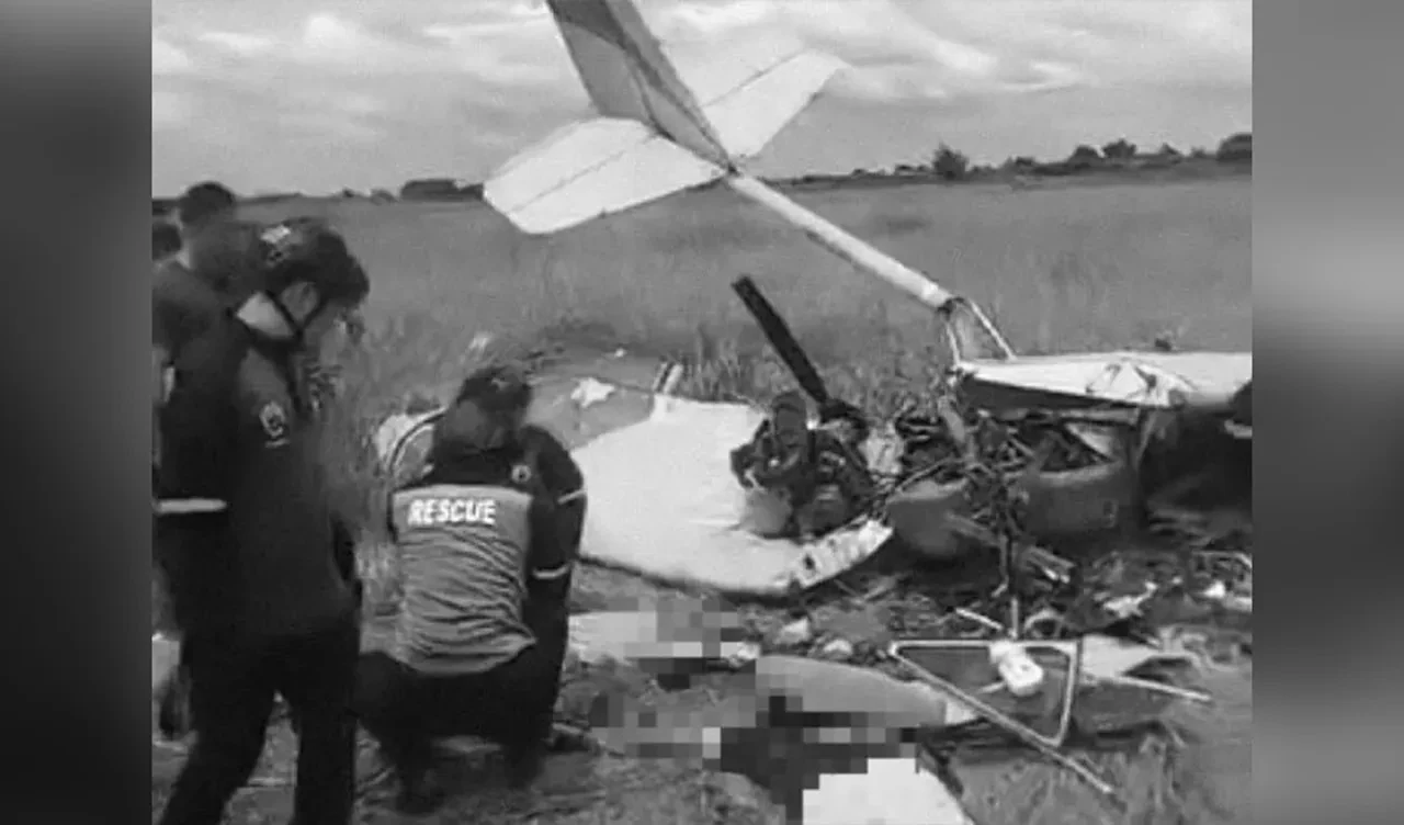 Filipinler'de uçak tarlaya düştü! 2 ölü