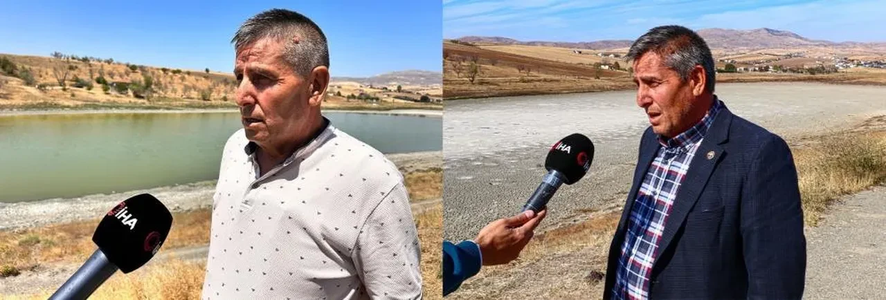 Geriye tabela ve balık ölüleri kaldı! Kızılca Göleti sadece 2 ayda kurudu!