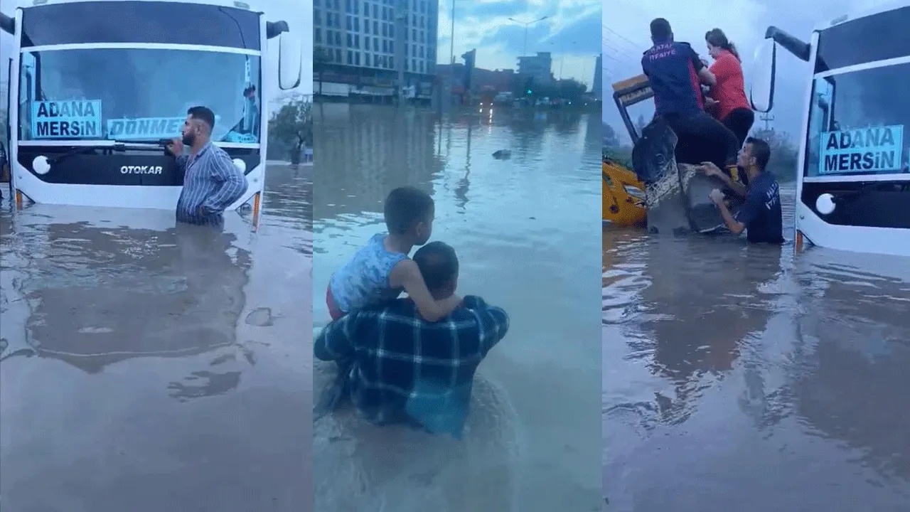 Hatay'ı sağanak fena vurdu! Yollar kapandı, evler su altında kaldı, hortum çıktı, insanlar ölümden döndü!