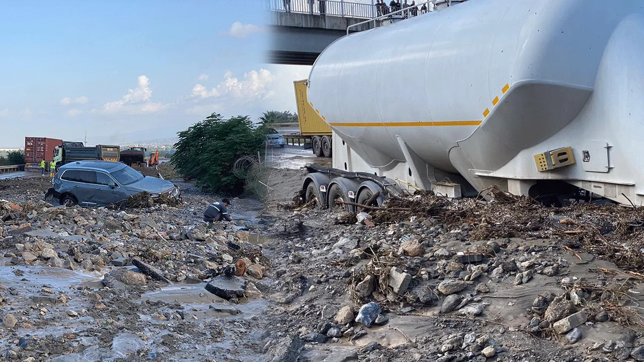 Hatay'ı sağanak vurdu! Araçlar çamura battı evler göl oldu