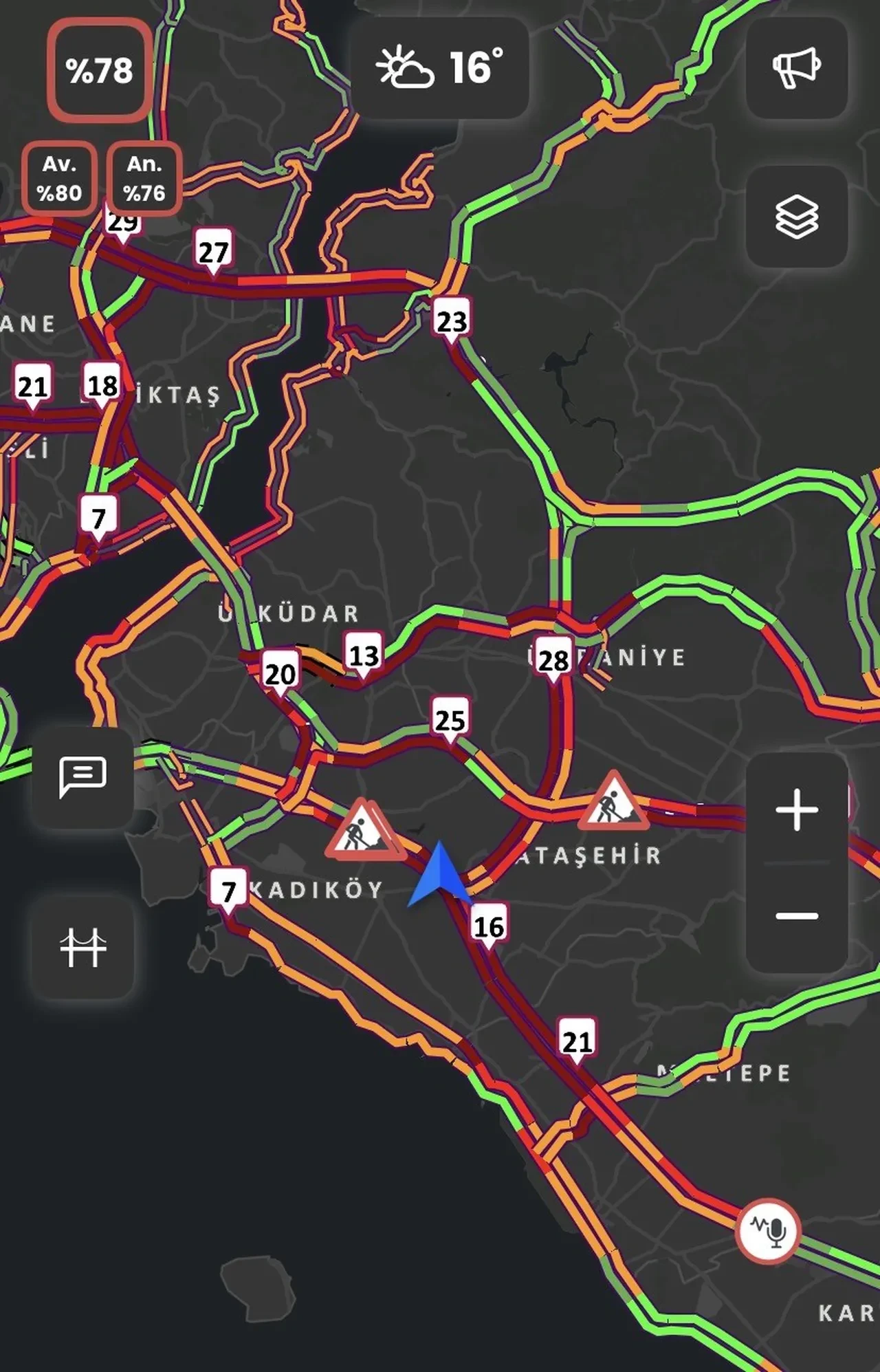 İlk iş günü İstanbul kilitlendi: Haritalar yüzde 80 dedi