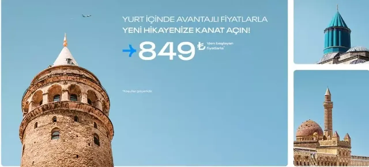 AJet 849 liraya indirimli bilet kampanyası ne zaman? Yurt içi yurt dışı bilet kampanyaları