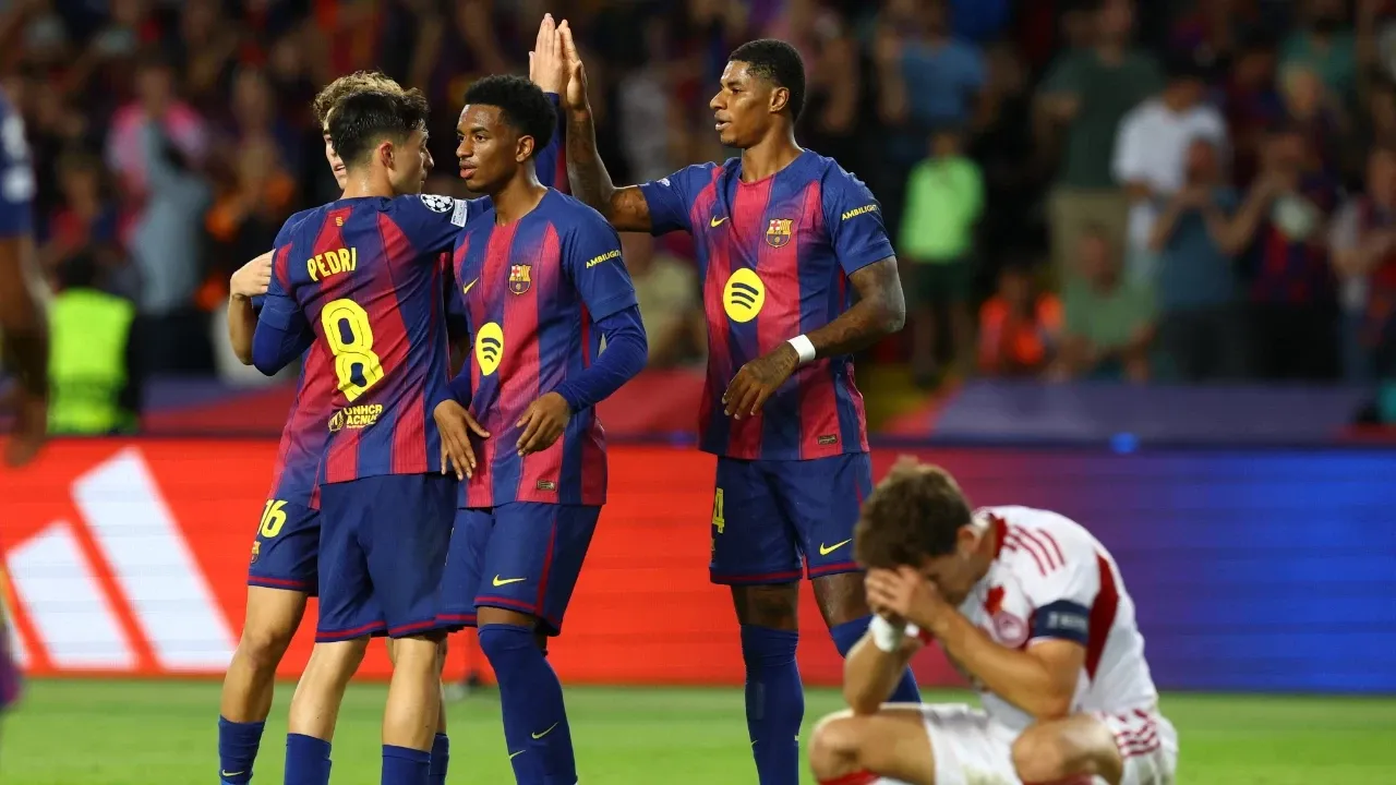 Barcelona Olympiakos maç skoru kaç kaç? Şampiyonlar Ligi’nde gol yağmuru